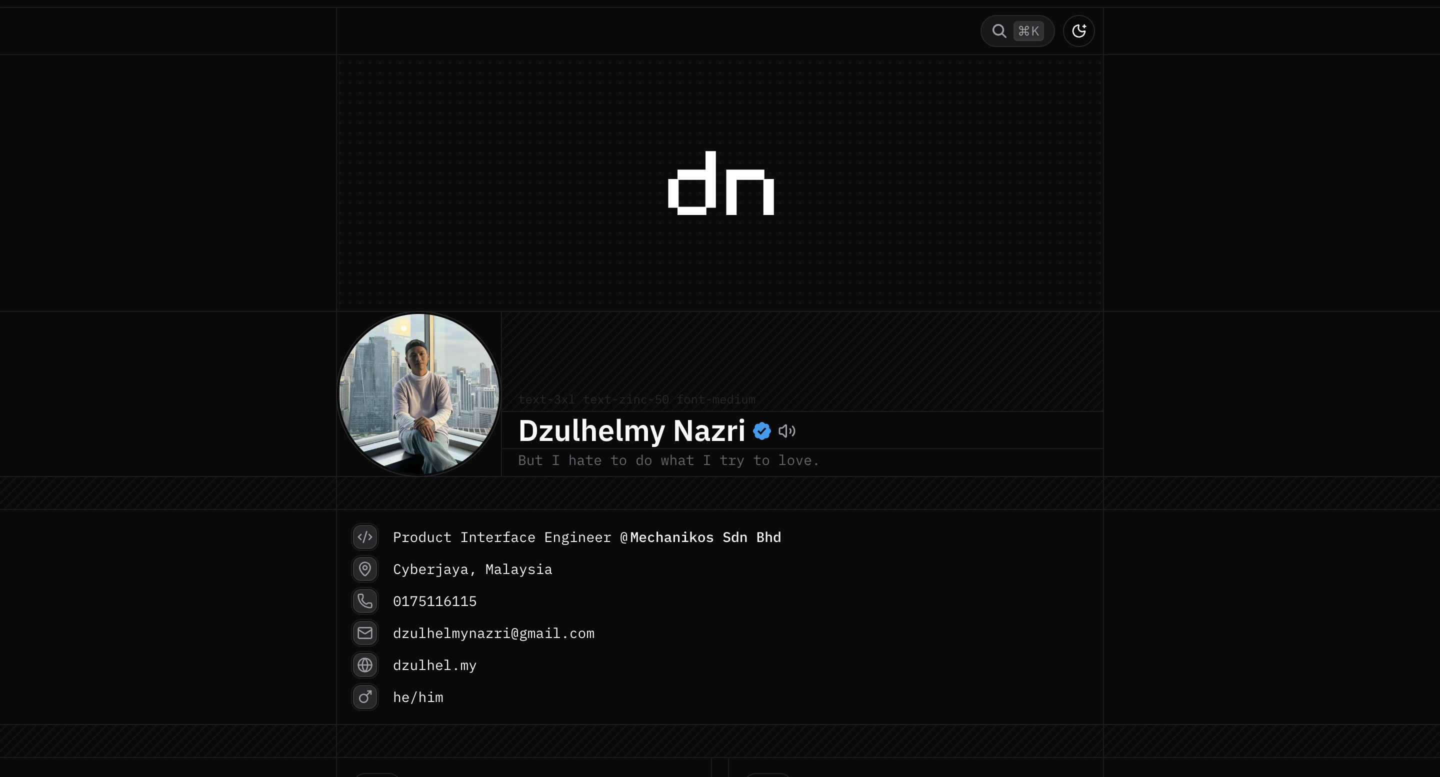 Welcome to https://dzulhel.my